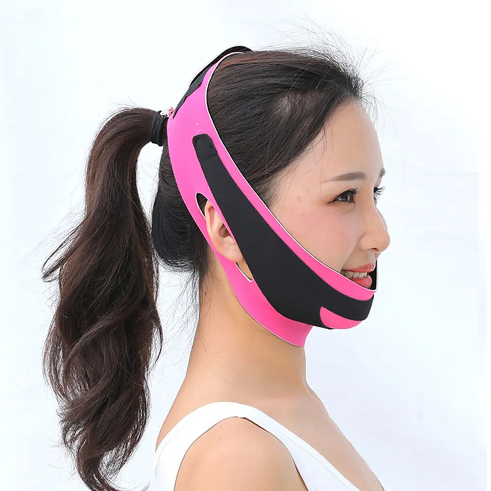 1 pièce Ceinture amincissante et liftante pour le visage, respirante, douce, respectueuse de la peau, avec sangle en V, anti-ronflement, aide au sommeil, ajustement parfait, pour un visage en V éclatant