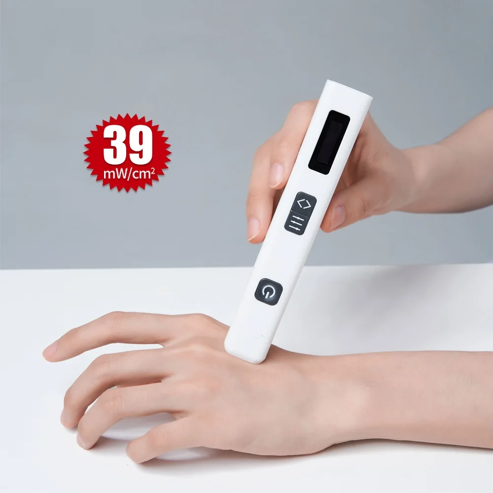 

1 шт., 308 нм, светодиодная УФ-лампа, лазерный инструмент для ухода за кожей, косметическое устройство