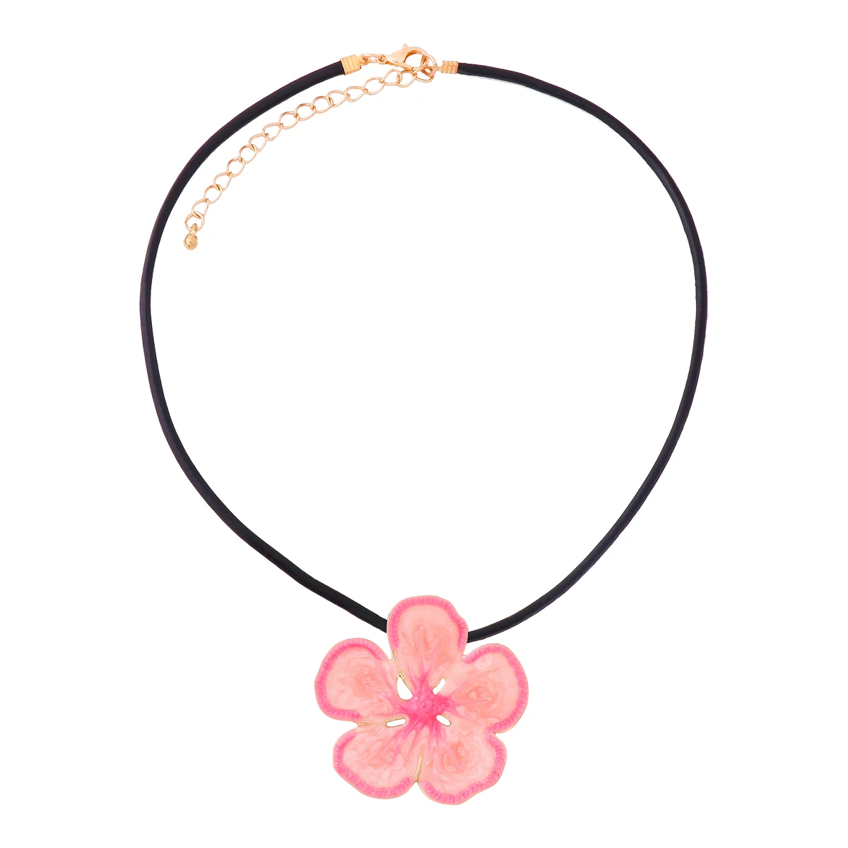 2024 New ZAA Fashion Necklaces for Women Alloy Drop Oil Enamel Flower Pendant Necklace Jewelry Collar Holiday Party Accessories