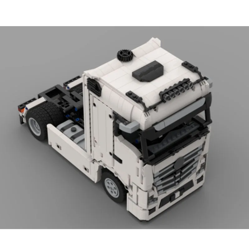 Building Block MOC-171509 Semi-trailer Truck Front Model 1424PCS Children and Boys Puzzle Education Birthday Christmas Gift