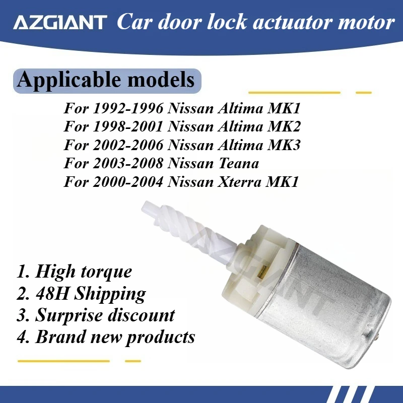 

Для Honda Jazz MK2 Nissan Altima MK1/MK2/MK3/Teana AZGIANT FC-282 двигатель привода замка двери автомобиля, высококачественные запасные части
