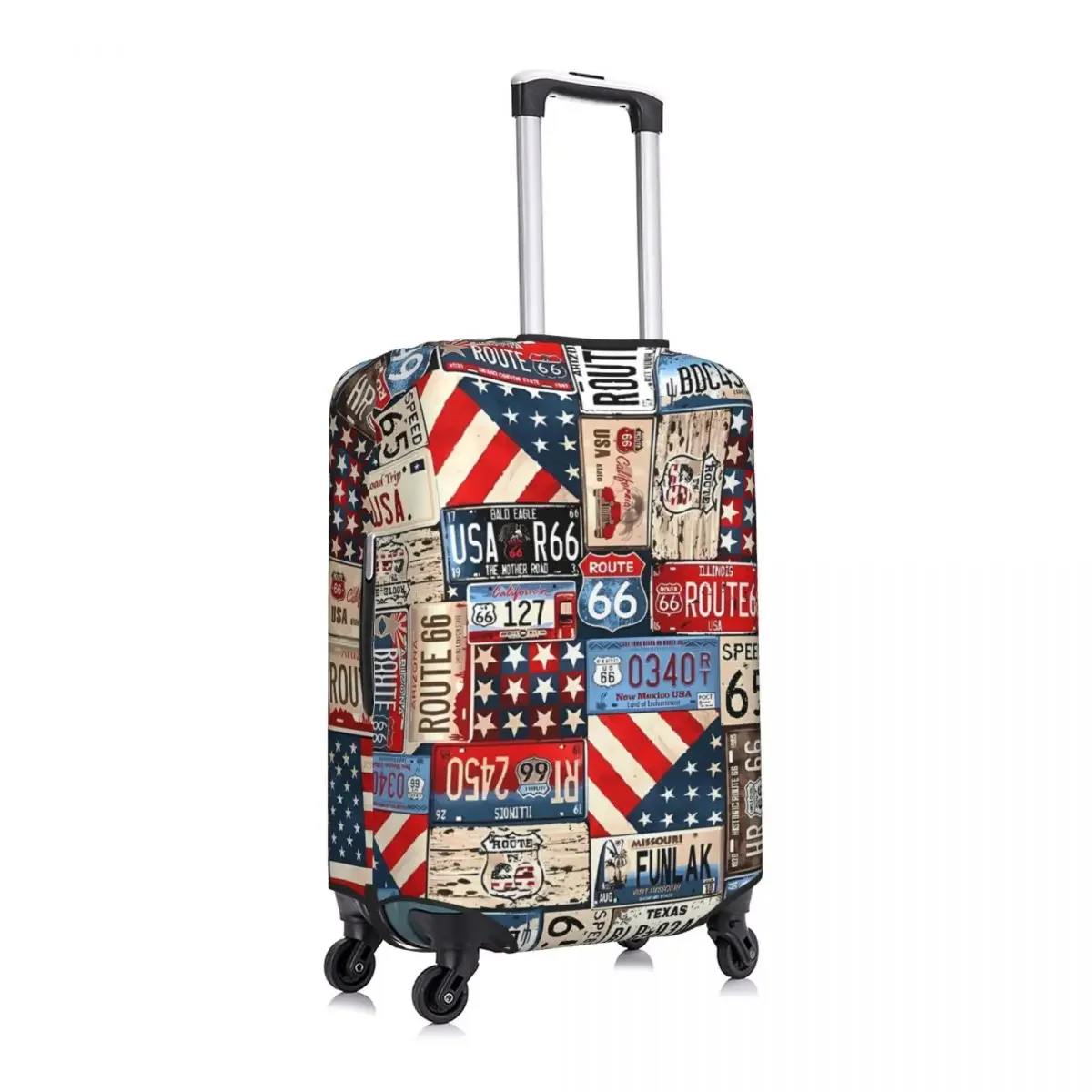 Travel Printed Suitcase Cover Holiday Vintage History Practical Luggage Case Travel Protector Custom Made