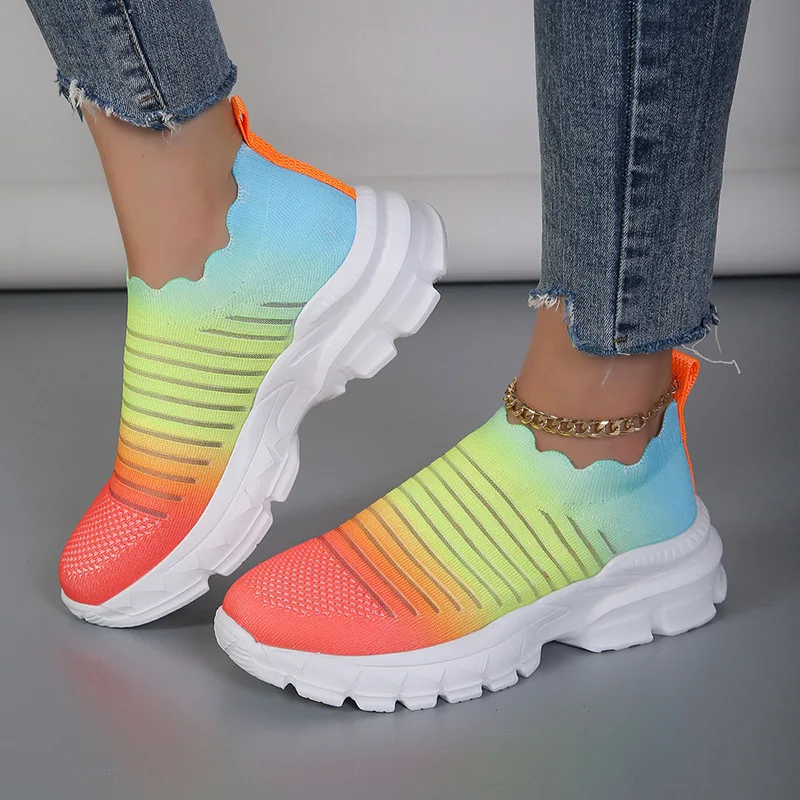 

2024 Women's shoes Summer new fashion breathable shoes Comfortable sports shoes casual plus-size women's shoes