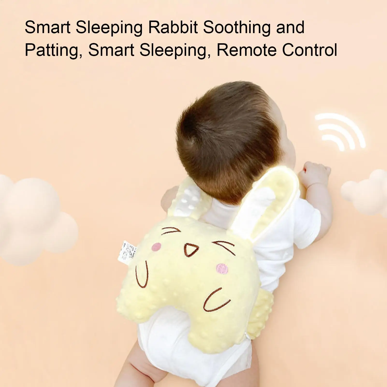 Baby Soother Rabbit Soothing Doll Baby Sleeping Patter Adjustable Vibration Modes Sleep Aid For Nursery Bedtime Crib Boys Girls
