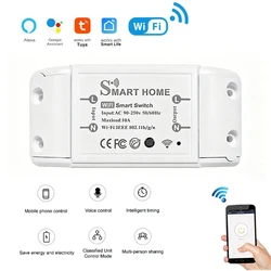 Universal Breaker Timer Wireless Switch Remote Control Works with Tuya Smart Life App Alexa Google Assistant Home DIY Switch