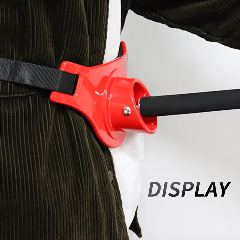 ZYZ 1 قطعة حزام خصر لقتال الصيد مادة ABS عالية القوة مع إسفنجة مضادة للتصادم حزام صيد للمياه العذبة والمياه المالحة