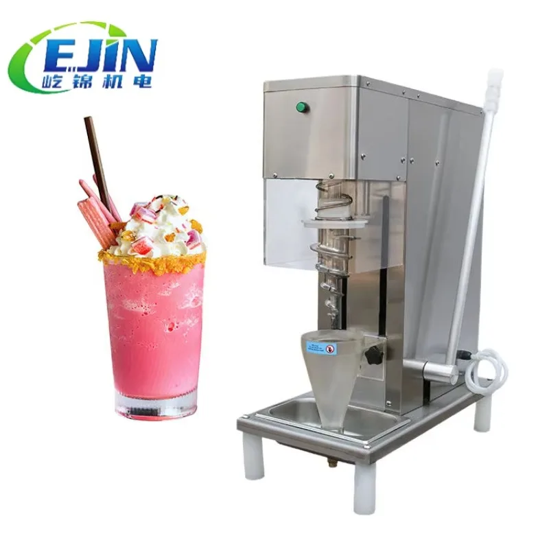 

Commercial High Productivity Ice Cream Mixer Milkshaker 750W Frozen Yogurt Swirl Machine Flurry Automatic Fruit Milk