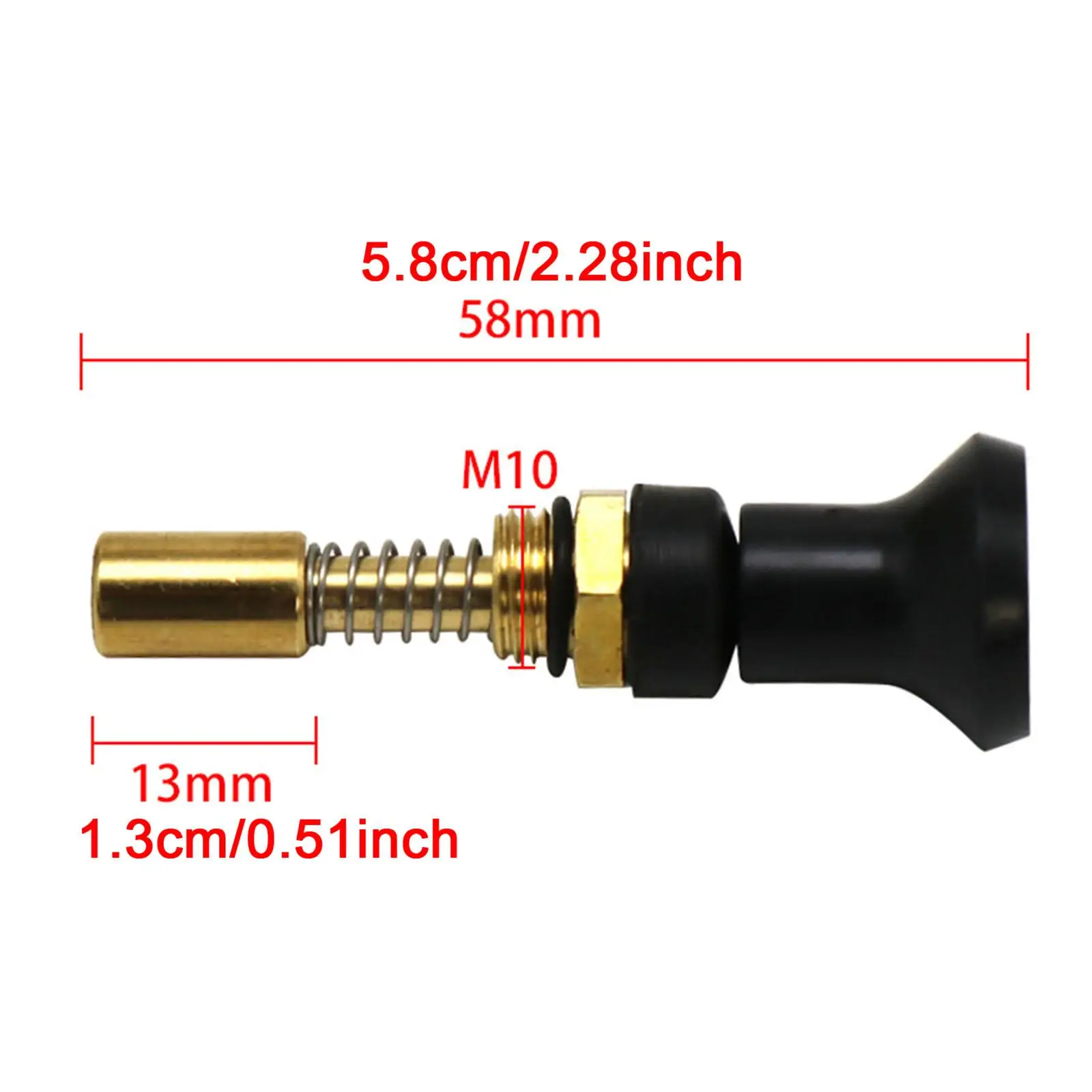 

Motorcycle Choke Knob Carburetor Choke Plunger for Mikuni TM38 TM36