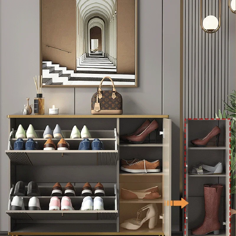 Multilayer Shoe Cabinet Entry Way Home Entrance Shoes Organizers Storage Multifunctional Recibidor De Entrada Mueble Storag Box