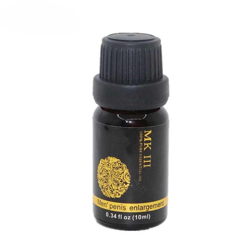 10 milliliters of enlarged essential oil increases thickening and permanently delays MK III growth