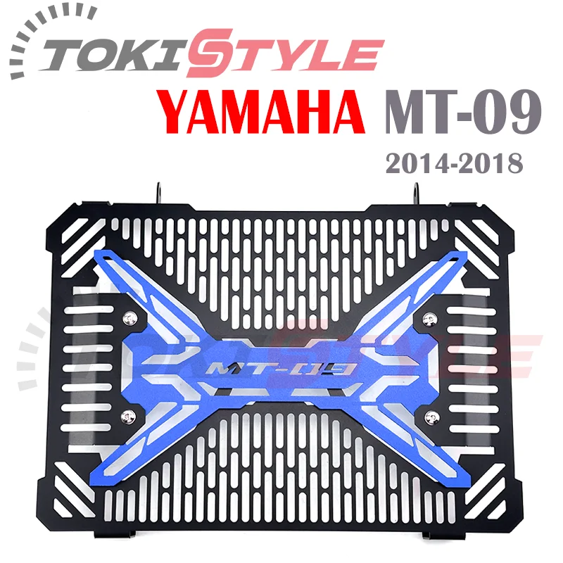 

For YAMAHA MT09 FZ09 MT-09 FZ-09 MT 09 FZ 09 2014-2017 Motorcycle Stainless Steel Radiator Guard Grill Grille Protection Cover