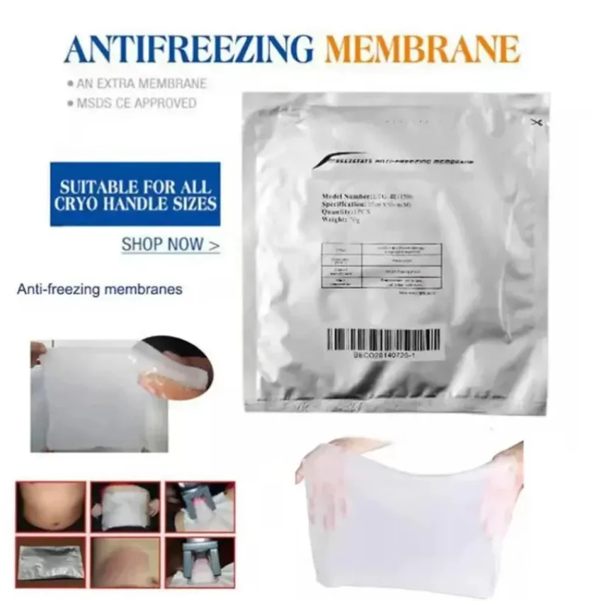 

Accessories Parts Membrane For Factory Fat Reduction Machine Body Slimming 360° Fat Freeze Handle Slimming Machine