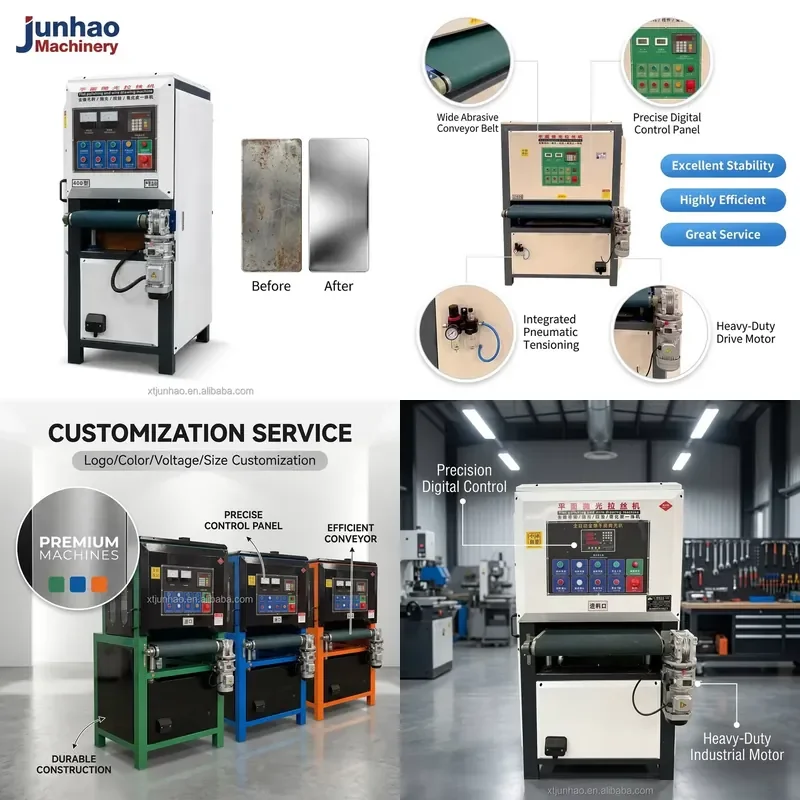 Professional Automatic Metal Surface Grinder High Precision Mirror Polishing Machine CE Certified for Industrial Use