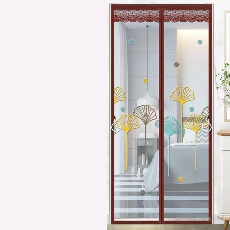 Magnetic Screen Door Curtain, Anti Mosquito Net, Insect Fly Bug Curtains, Automatic Closing Mesh, Summer