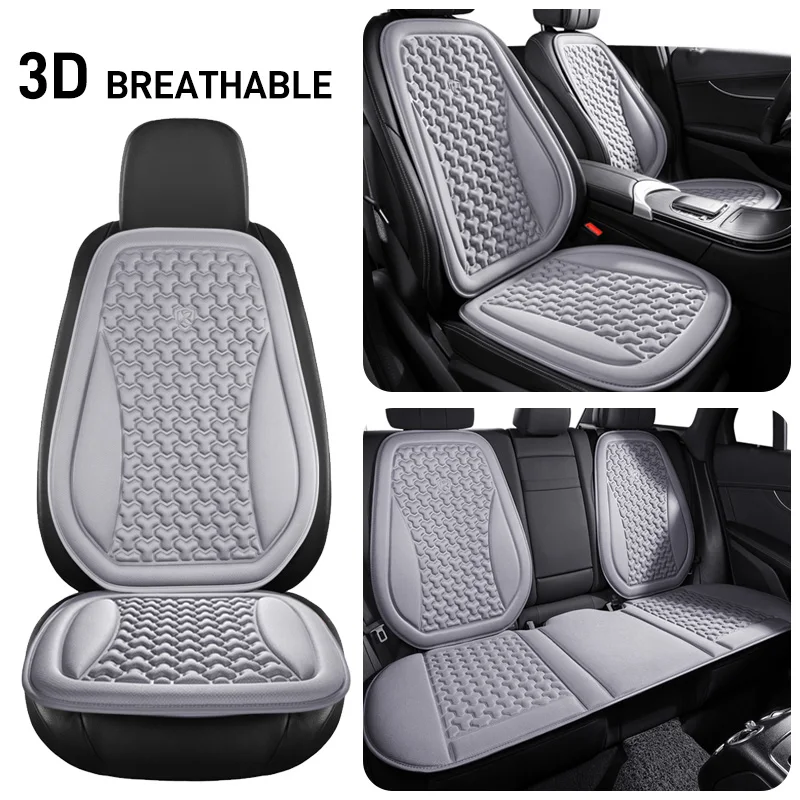 Karcle Car Seat Cover For Car Seats 3D Breathable Car Seat Protector Universal Auto Seat Cushion Convex Sweatproof Chair Mat