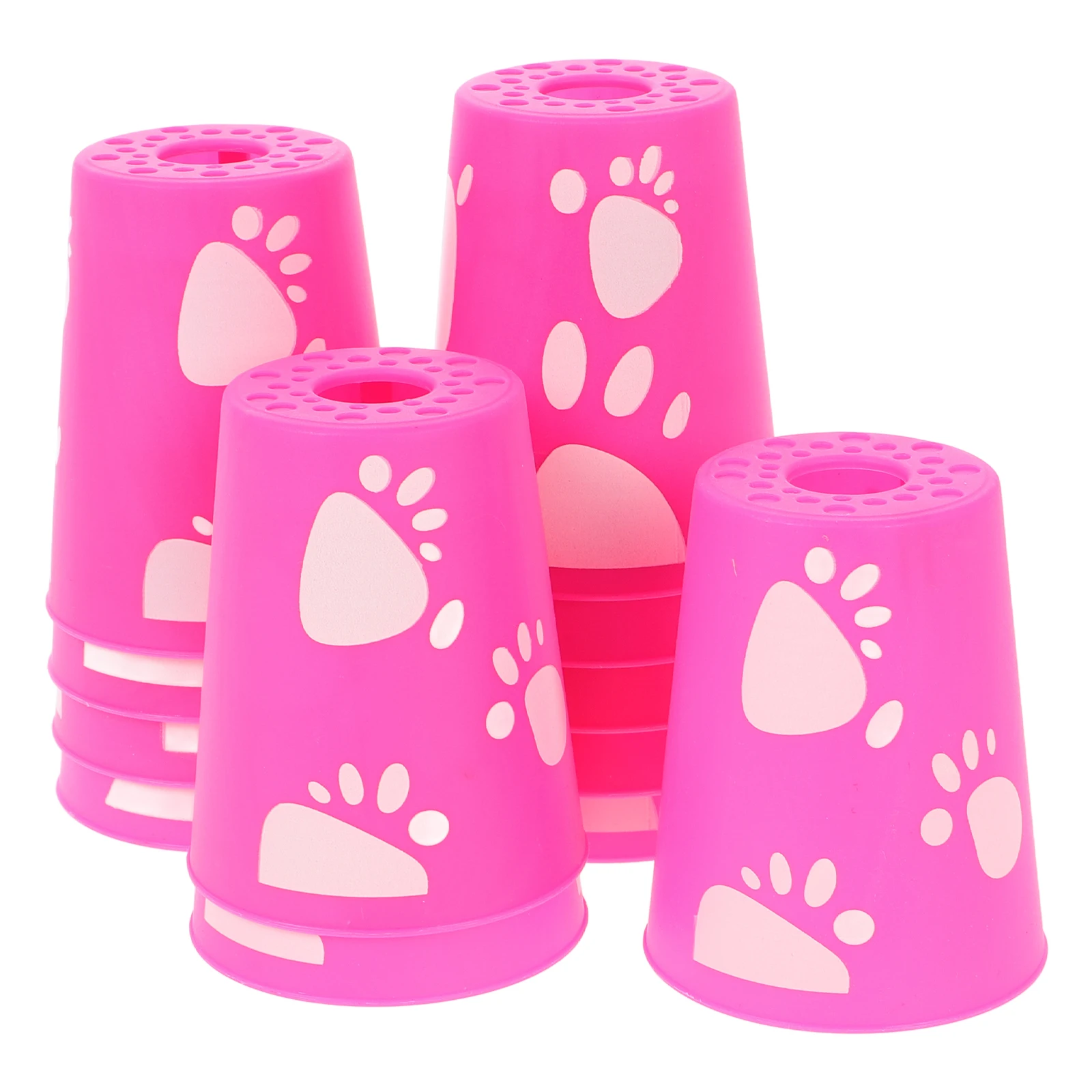12Pcs Stackable Cups Competition Set Speed Stacking Easy Clean Portable Outdoor Game