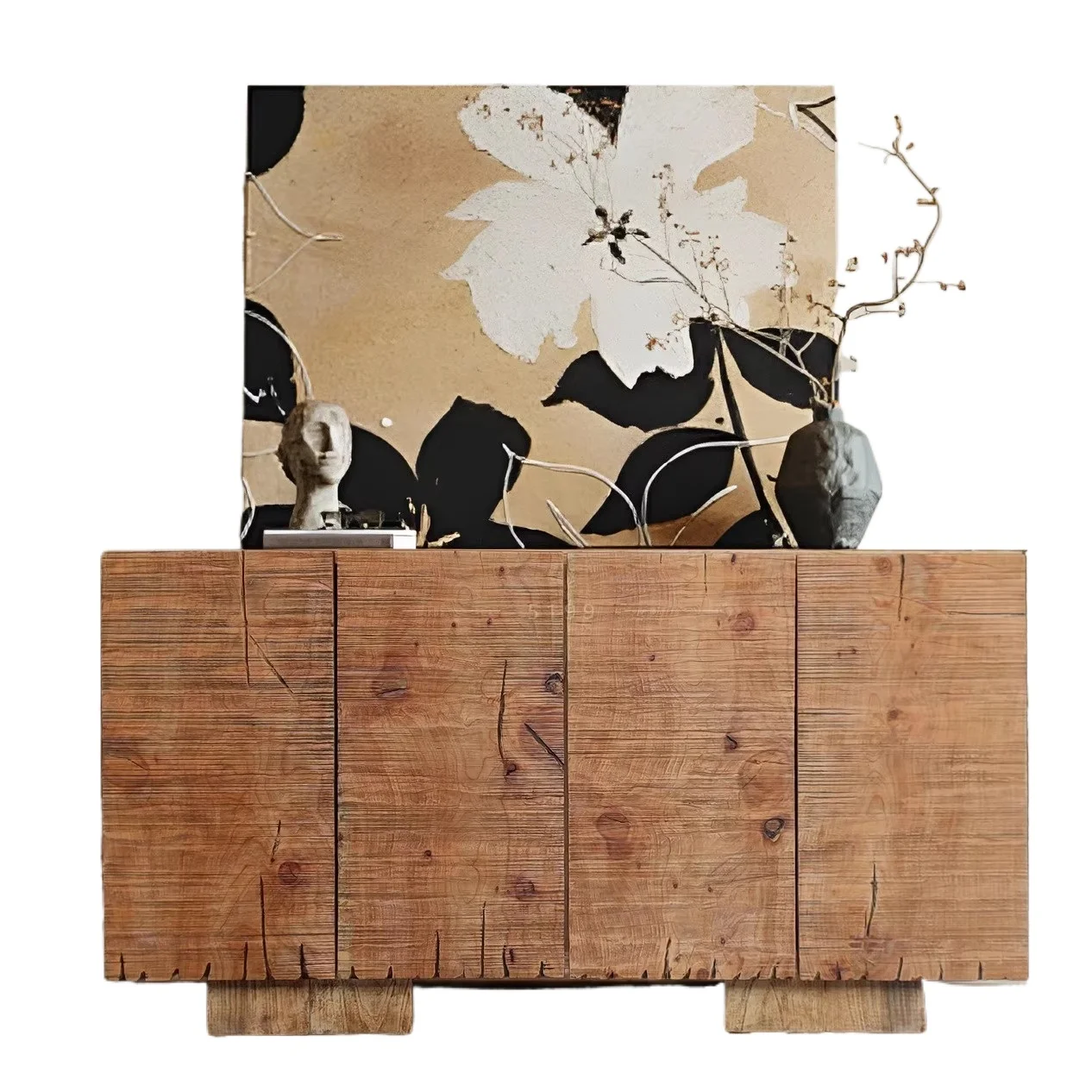 

Массив дерева у стены, обеденный боковой шкаф, место для хранения в семье, низкий шкаф, вход, домашний шкаф для обуви в стиле ретро.