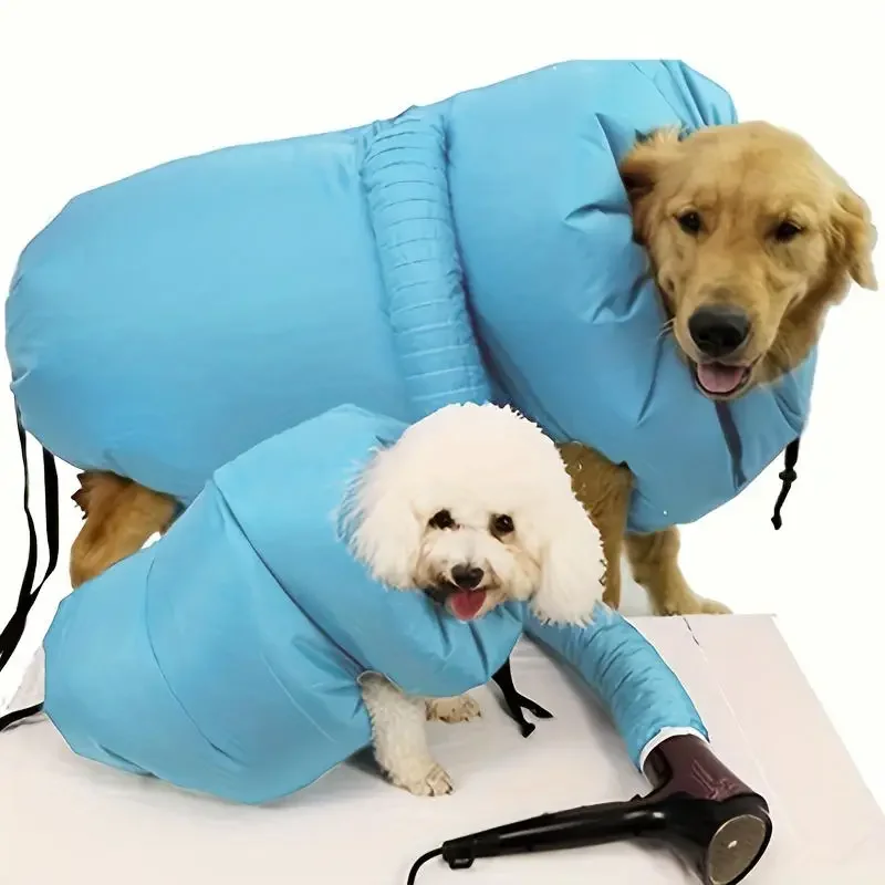 Tragbare Haustier-Trockentasche, faltbare Hundefell-Trockenbox, Blasbeutel für Tierpflege, Trockentasche für Hunde, Katzenbaden, Tierhaartrocknung, Kleidungstrocknung – Detail 6