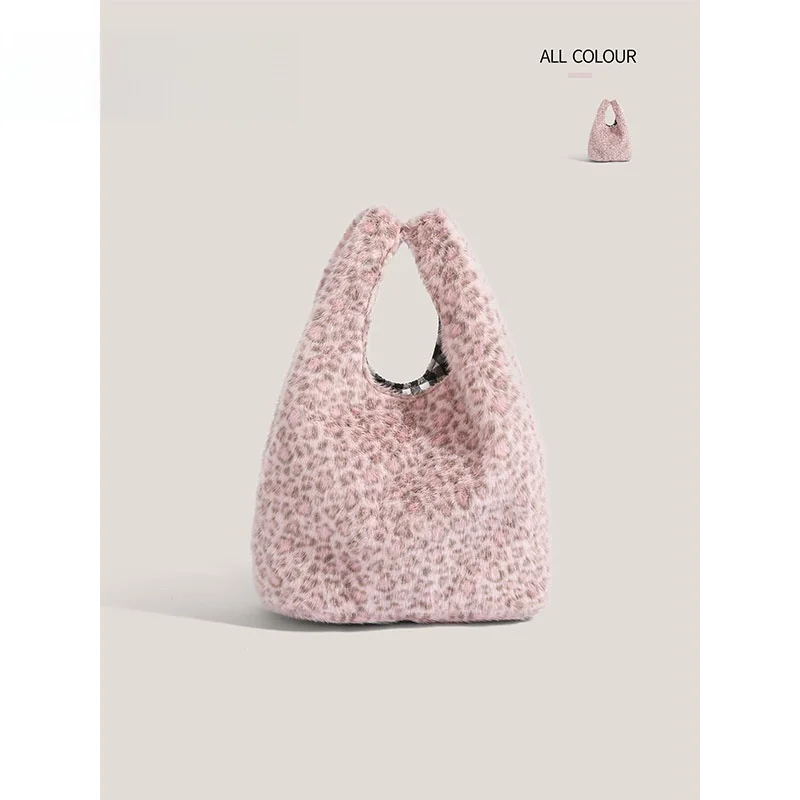 

Осенне-зимняя фиолетовая сумка с леопардовым принтом, повседневная сумка-клатч для города, легкая мягкая квадратная сумка для использования на улице