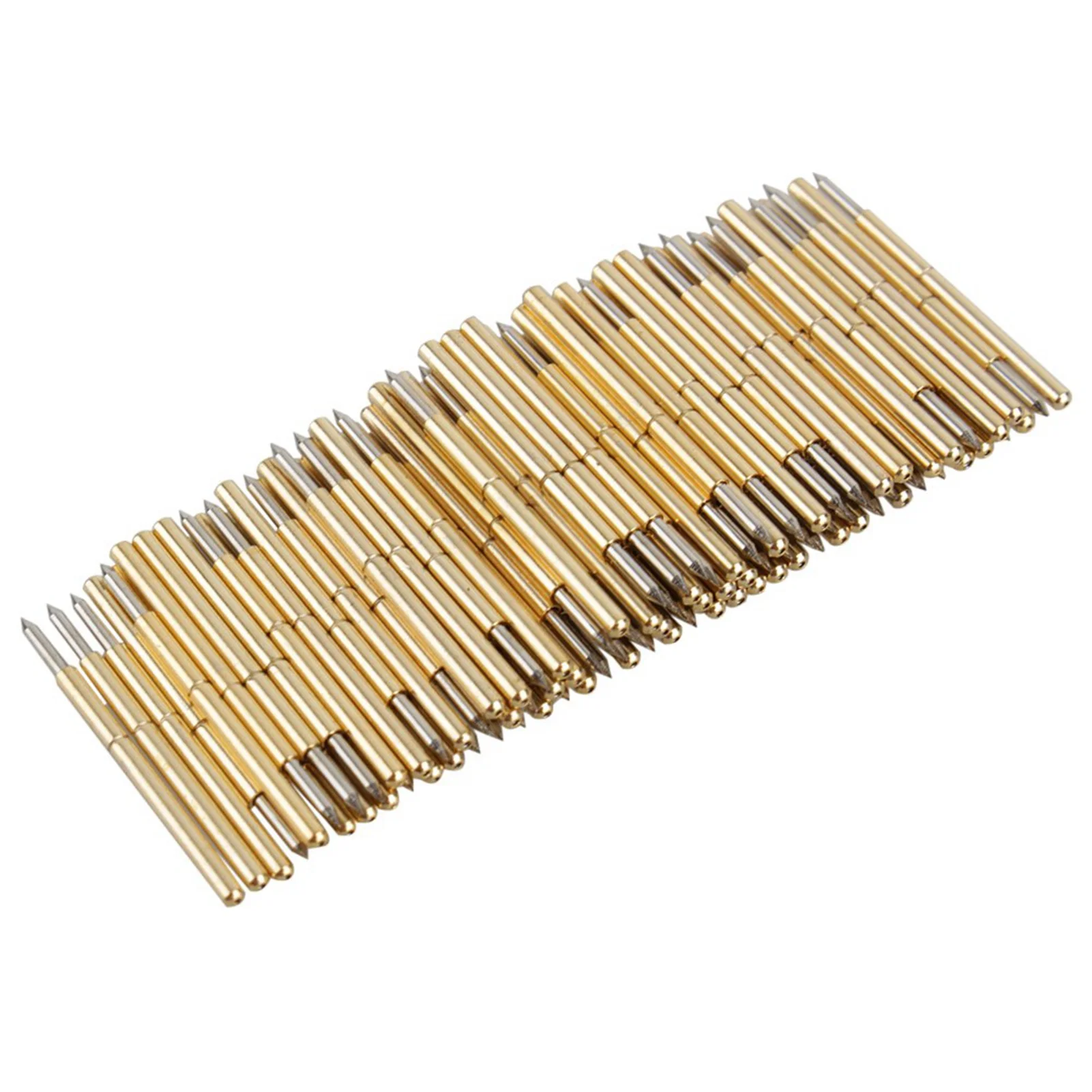 100pcs Test Probe Replacement P75‑B1 Spring Test Probe Round Pogo Pin PCB Testing Probe