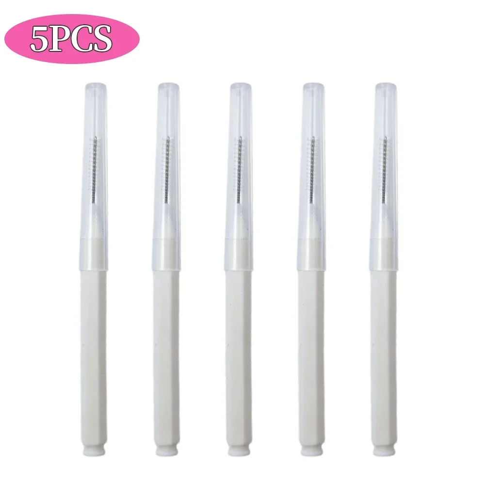 5/10/50PCS Mini Wenkbrauw Borstel Brow Perm Borstel Wegwerp Brow Lifting Borstels Buigbare Micro Wimper borstel Applicators Gereedschap - afbeelding 1