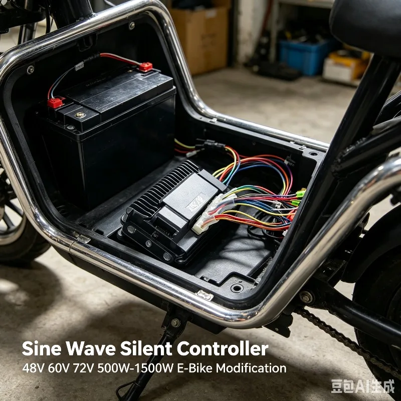 Sine wave mute module takeaway car modified electric motorcycle controller 48V60V72V500W-1500W