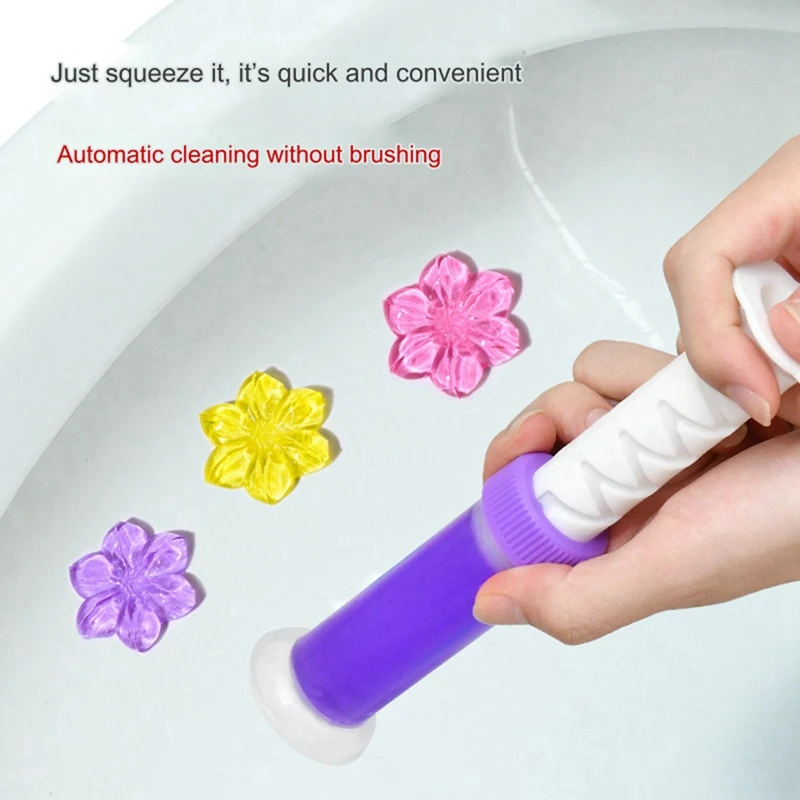 Toilet Cleaner Gel Syringe Aromatic Drain Toilet Cleaning Detergent Set Air Freshener Remove Odors Home Bathroom Tools Kit