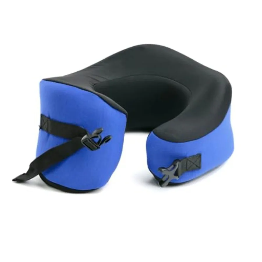 

Подушка для путешествий: отмеченная наградами, запатентованная эргономичная конструкция для поддержки шеи и подбородка, подушка для шеи из пены с эффектом памяти, компактная подушка для самолета