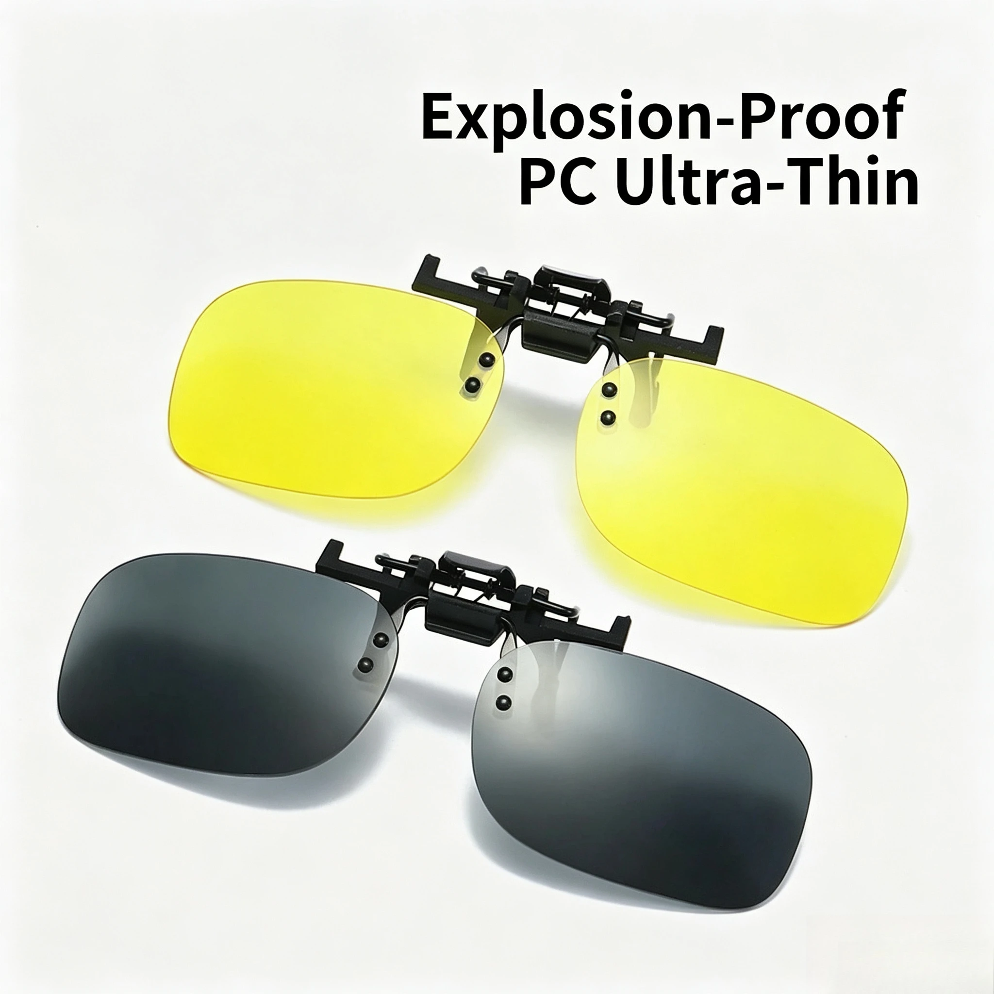 Clip-on Sunglasses Ultra-light Myopia Polarized Sunglass Clip-Up Fishing Anti-ultraviolet Set Mirror Men Women's Driving Shades