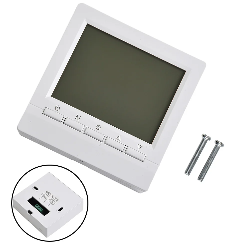 

Контроллер комнатного термостата ME83 для отопления помещений, умный регулятор температуры, проводной, с синей подсветкой