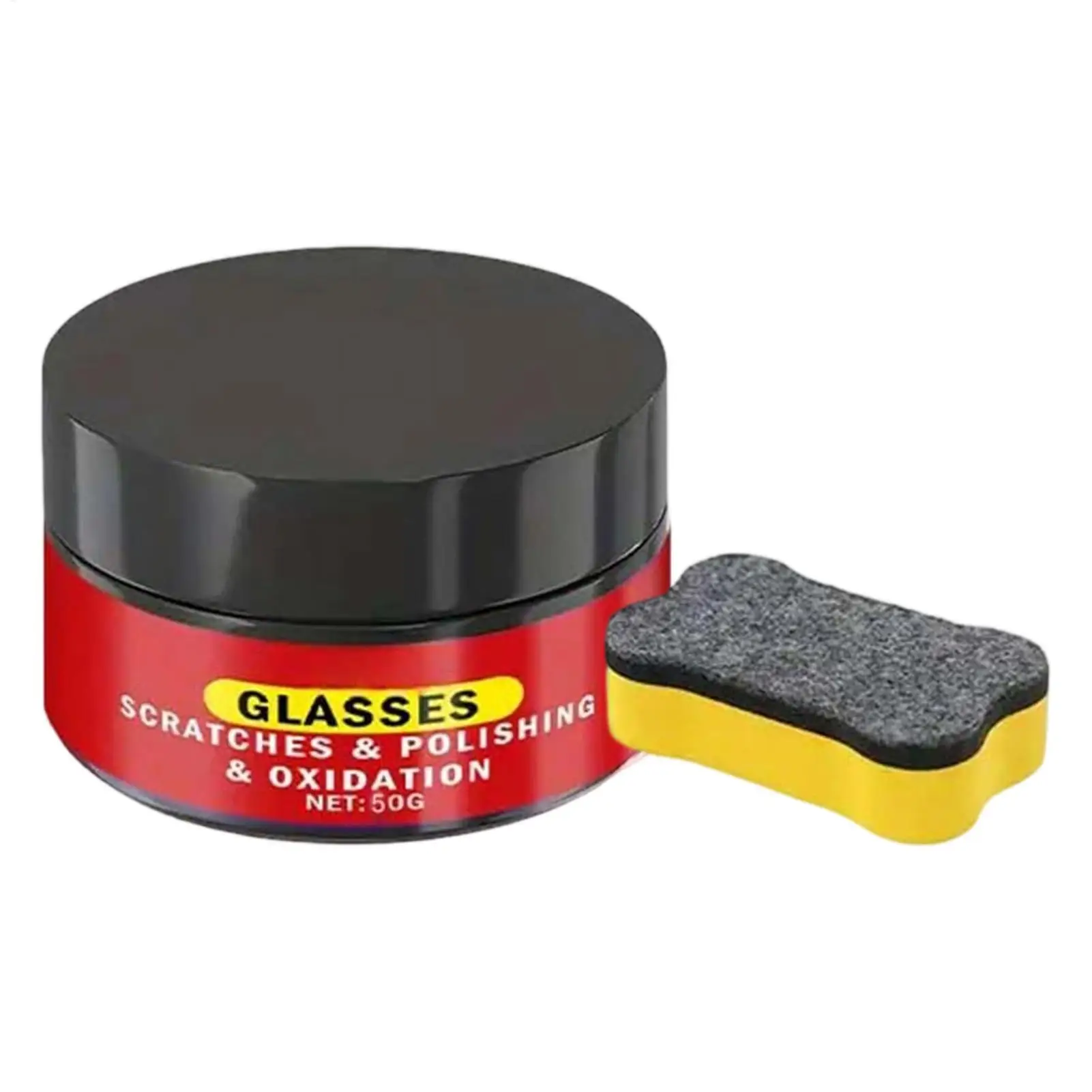 Powerful Glass Film Polish Paste, Removes Hard Water Stains and Scale, Ideal for Car and Home Glass/mirrors, Shower Doors, Tile