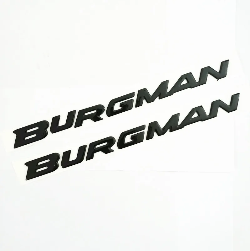 

Motorcycle 3D Raise Black Burgman Stickers Decals Emblem for Burgman AN125 AN200 AN400 AN650 2002-2011