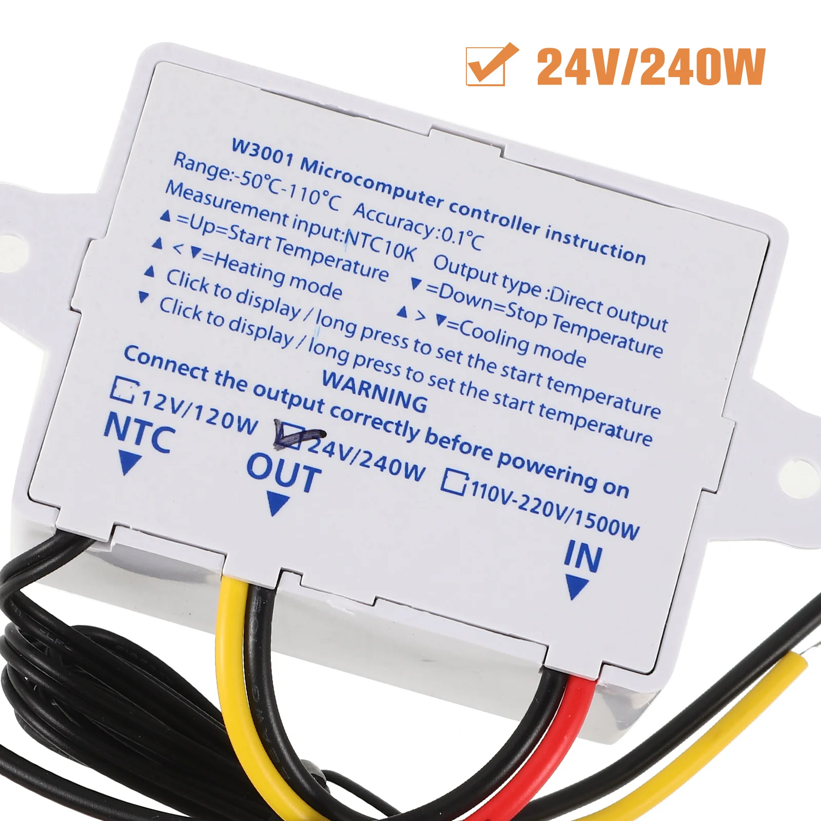 

Temperature Controller Electronic Thermostat Digital Plug Smart Lcd Display Room Component Aquarium Heat