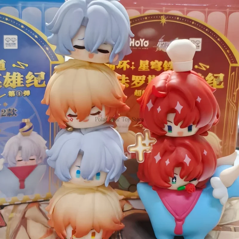 Caja Sorpresa Original de Mihoyo Honkai Star Rail, Serie Amphora Hero Chronicle, Figuras Superapilables, Caja Misteriosa, Juguetes Lindos, Regalos