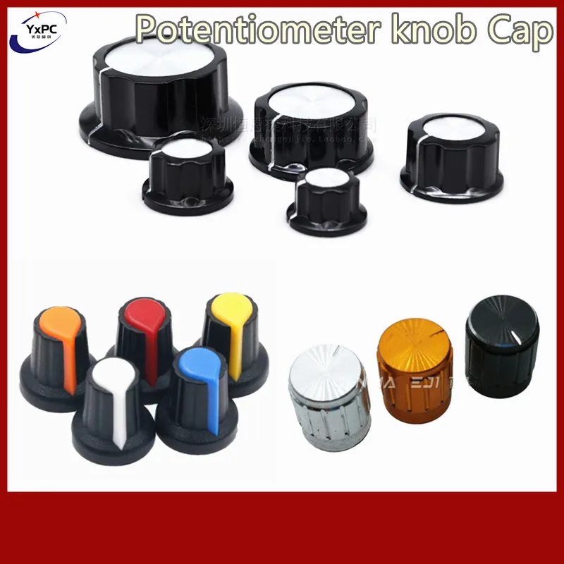 MF-A04 MF-A05 MF-A01 MF-A02 MF-A03 WH148 Potentiometer Switch knob Cap WXD3-12 WXD3-13 WH5-1A15X17mm AG2 AG3 13X17MM Knob