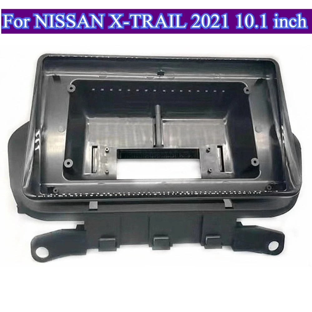 

10,1-дюймовый автомобильный радиоприемник, лицевая панель, комплект отделки приборной панели, стерео рамка, приборная панель без аккумулятора для NISSAN X-TRAIL 2021+, отделка из АБС-пластика