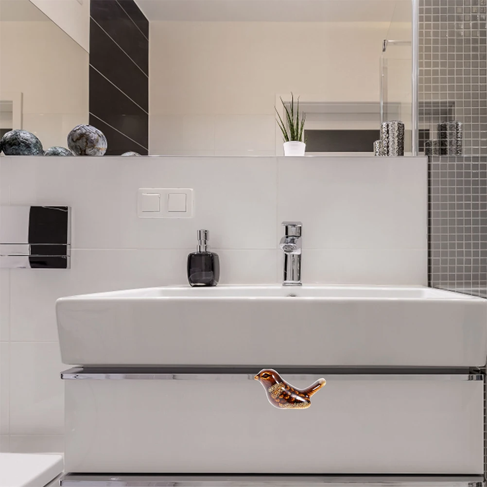 

4Pcs Vintage Cabinet Doorknob Bird Shape Drawer Pulls Handle Exquisite Furniture Knobs Cabinet Knobs Vintage Furniture Knob