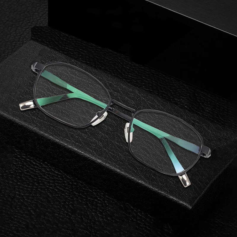 

Ultra-Light Fashion Men Pure Titanium Glasses Opticals Prescription Myopia Hyperopia Men's Eyewear Eyeglasses Frames