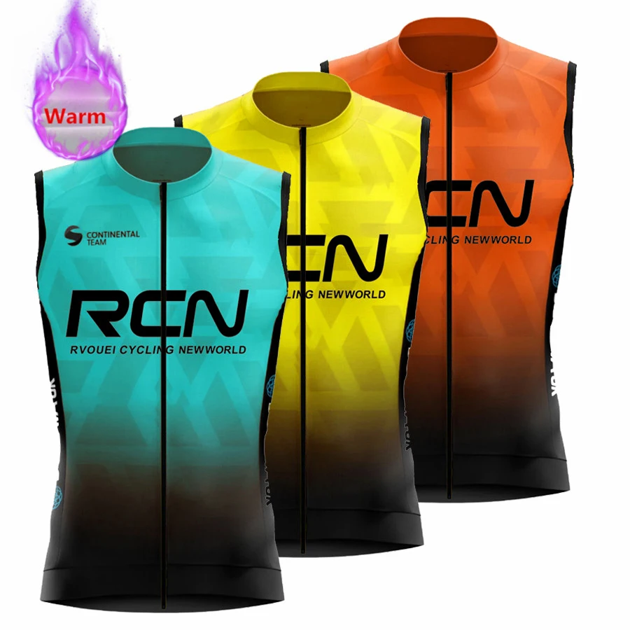 Winter Thermal Fleece Cycling Vest 2026 New Sleeveless Cycling Vest Warm Bicycle Vest MTB Road Bike Tops Warm Cycling Jersey Men