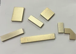 *Metallic Gold Tile*  10 pcs DIY enlighten block brick part No.  Compatible With Other Assembles Particles