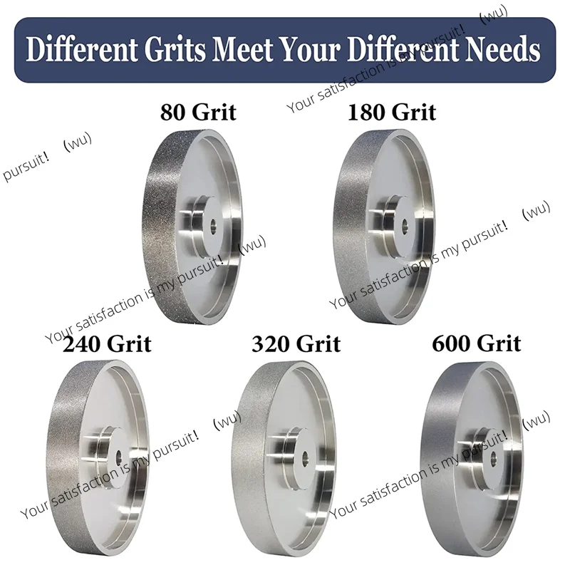 

CBN wheel with 1/2-inch spindle, diamond wheel for sharpening HSS, 320 grain size