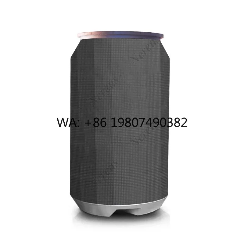Floorstanding Cylindrical Touch Screen High Brightness Flexible Module Beer Bottle LED Can Advertising Display