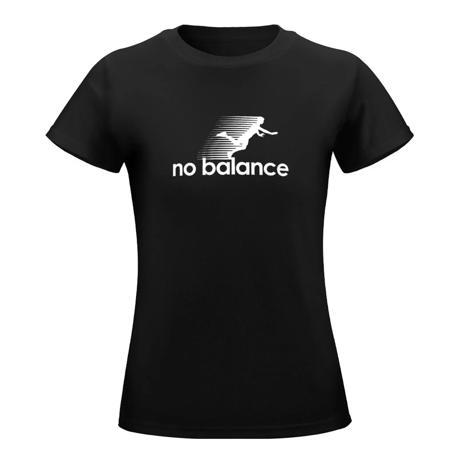 Man No Balance White T-Shirt plain customs design your own white t-shirt dress for Women sexy