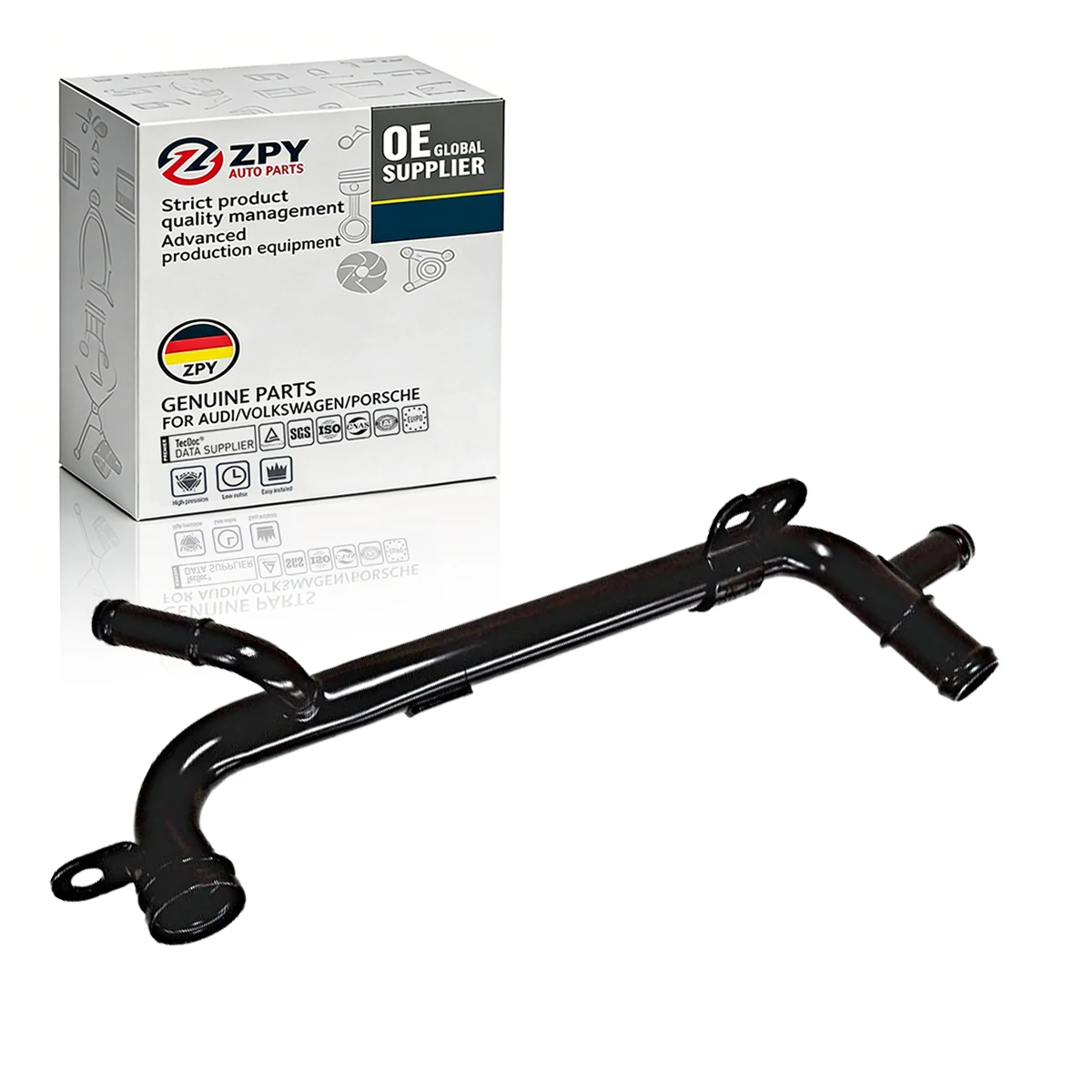 

Насос охлаждающей жидкости двигателя ZPY, соединительная водопроводная труба 06F121065H для VW AUDI SEAT SKODA Bora Eos Golf Cabriolet R32