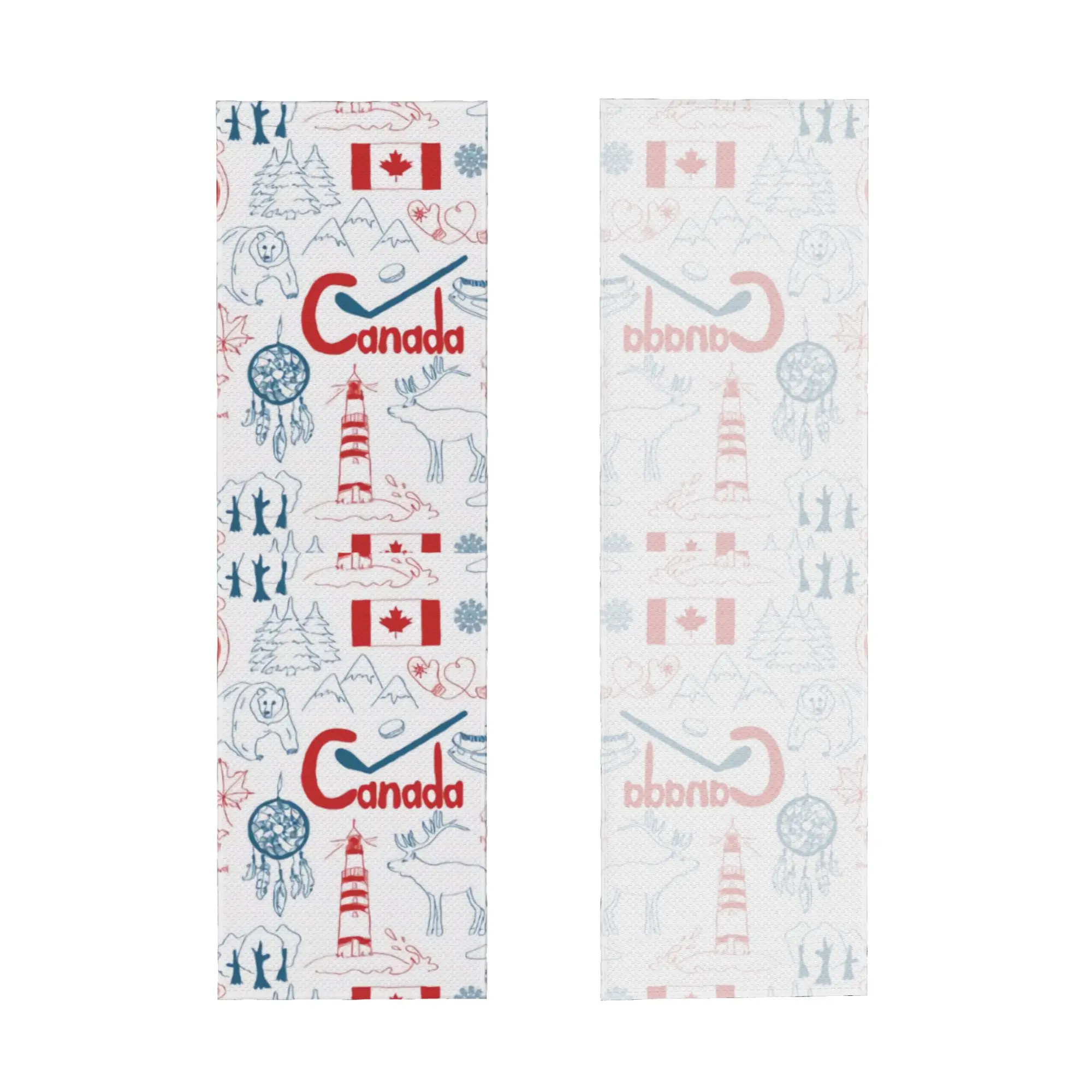 Canada Flag Towel Quick Drying Maple Leaf Super Soft  Running Towels