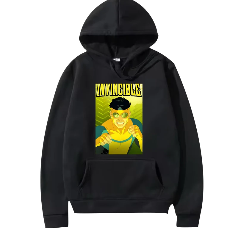 

Invincible Poster hoodie 2025 new men women vintage fashion Long sleeve Sweatshirt with print Graphics oversized hoodie unisex