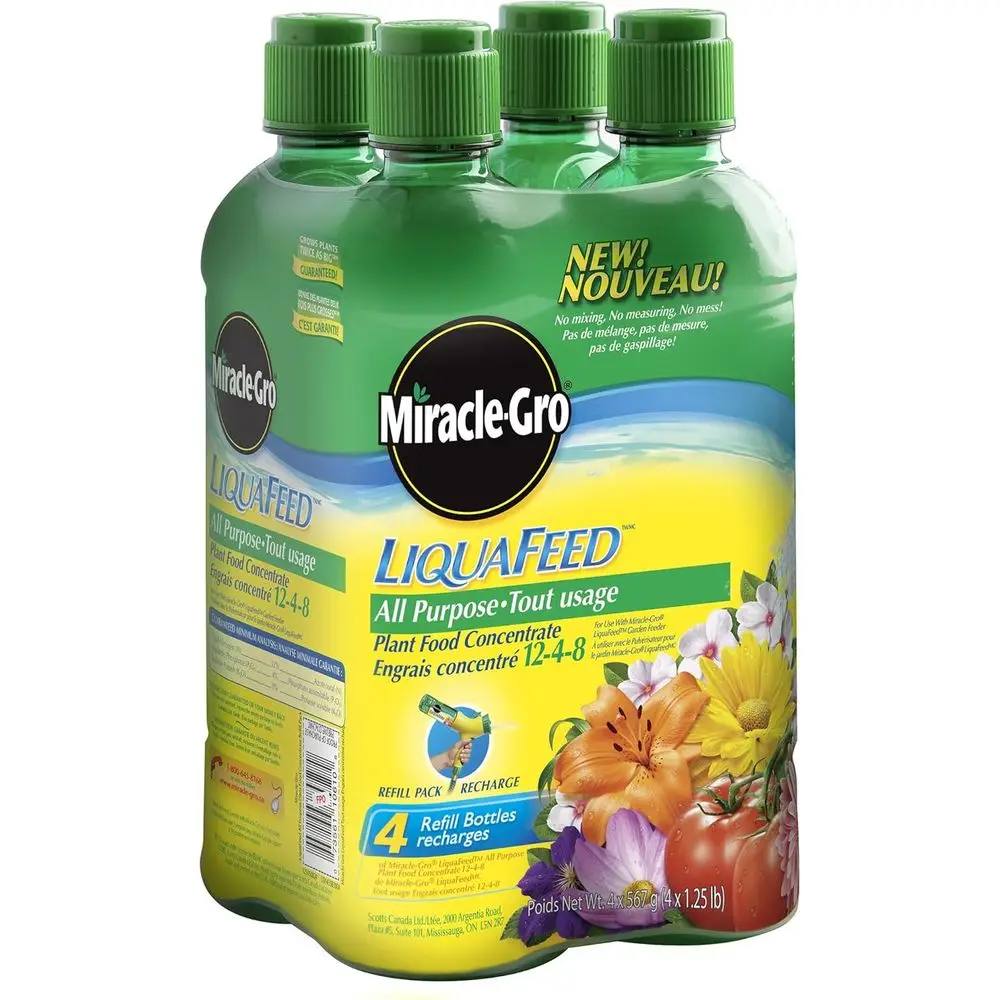 

Набор из 4 упаковок жидкого удобрения для всех видов растений