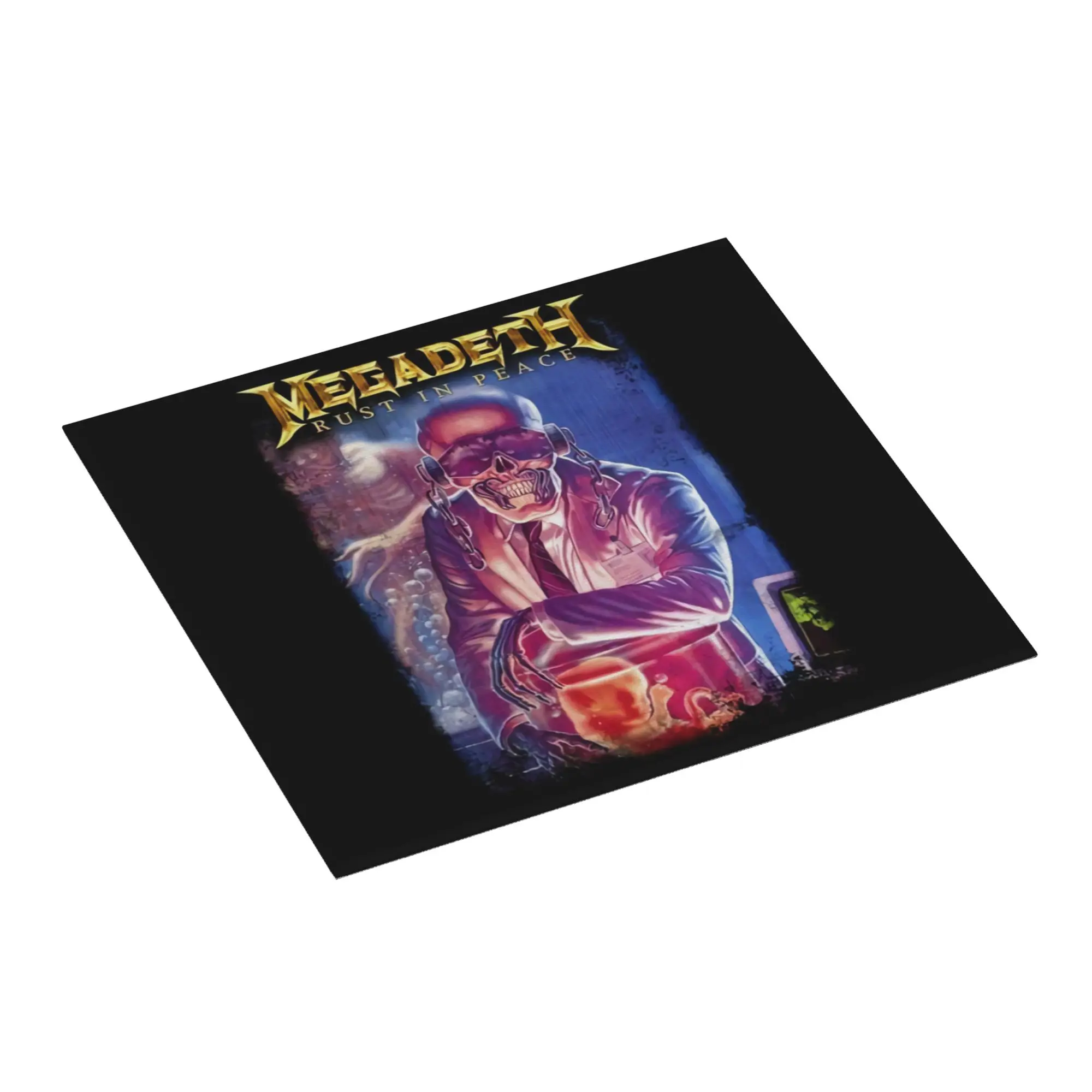 Megadeths Heavy Metal Band Drying Mat For Kitchen Waterproof Non‑Slip Oil Proof Reusable  Bathroom Countertop Protector Mat