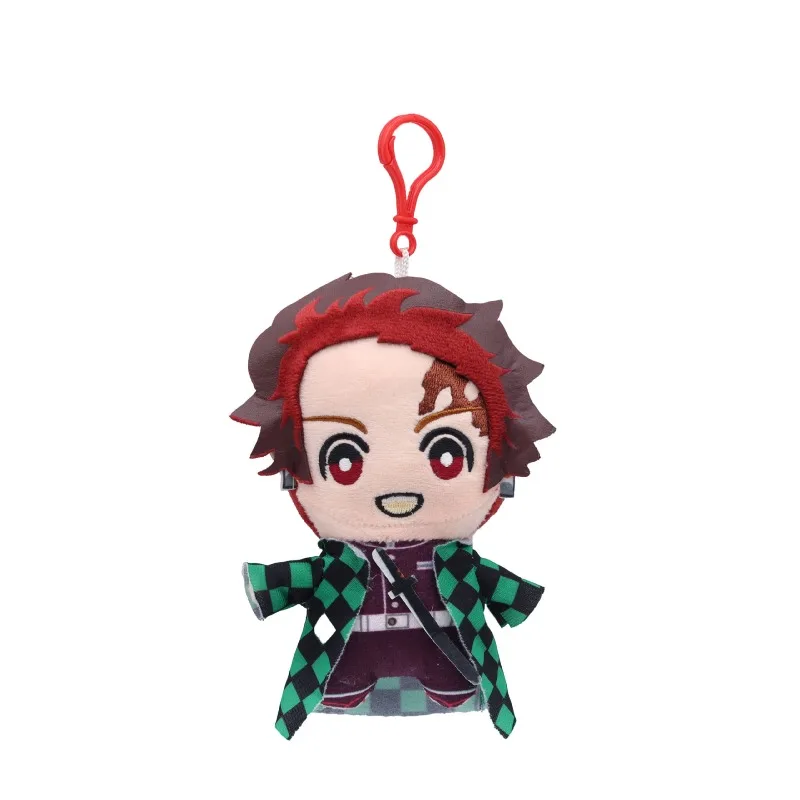 14 سنتيمتر الساخن أنيمي شيطان القتلة ألعاب من نسيج مخملي قلادة الكرتون لطيف كامادو تانجيرو أغاتسوما زينيتسو محشوة دمية ظهره قلادة