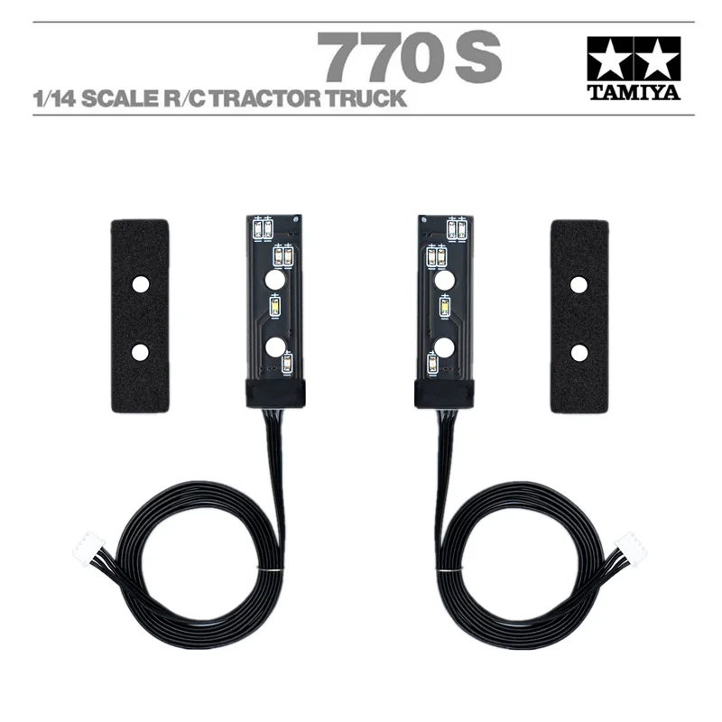 770S LED 5V نظام الإضاءة الأمامية ل 1/14 Tamiya مركبة يتم التحكم بها عن بُعد سكانيا 770S 8X4 56368 56371 Nooxion MFC-03 اكسسوارات السيارات #6